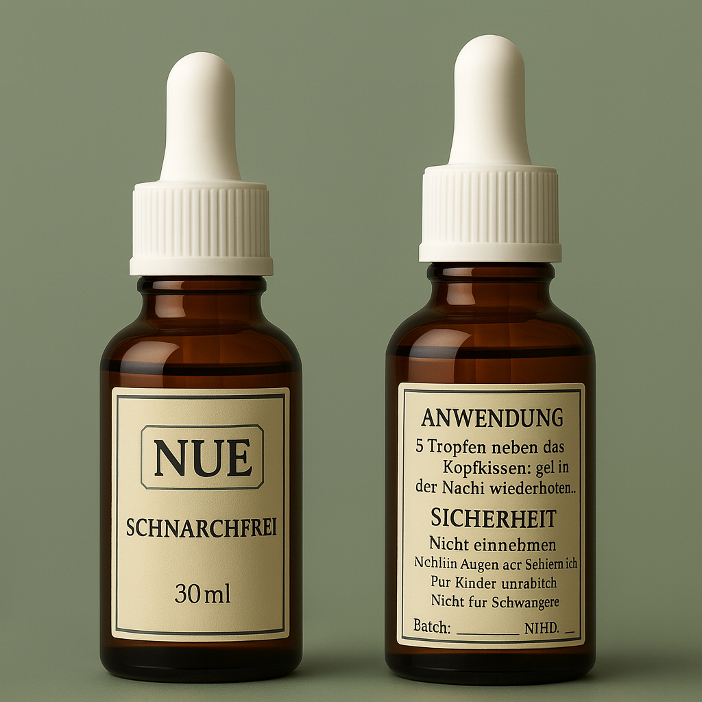 NUE – Schnarchfrei Öl (30 ml) | Aromamischung für ruhige Nächte