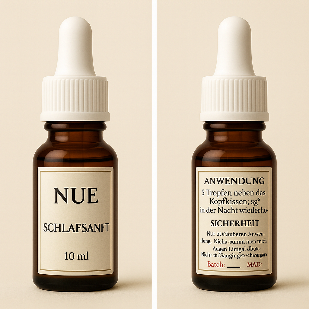 NUE - Schlafsanft Öl (10ml) | Aromamischung für sanftes Einschlafen