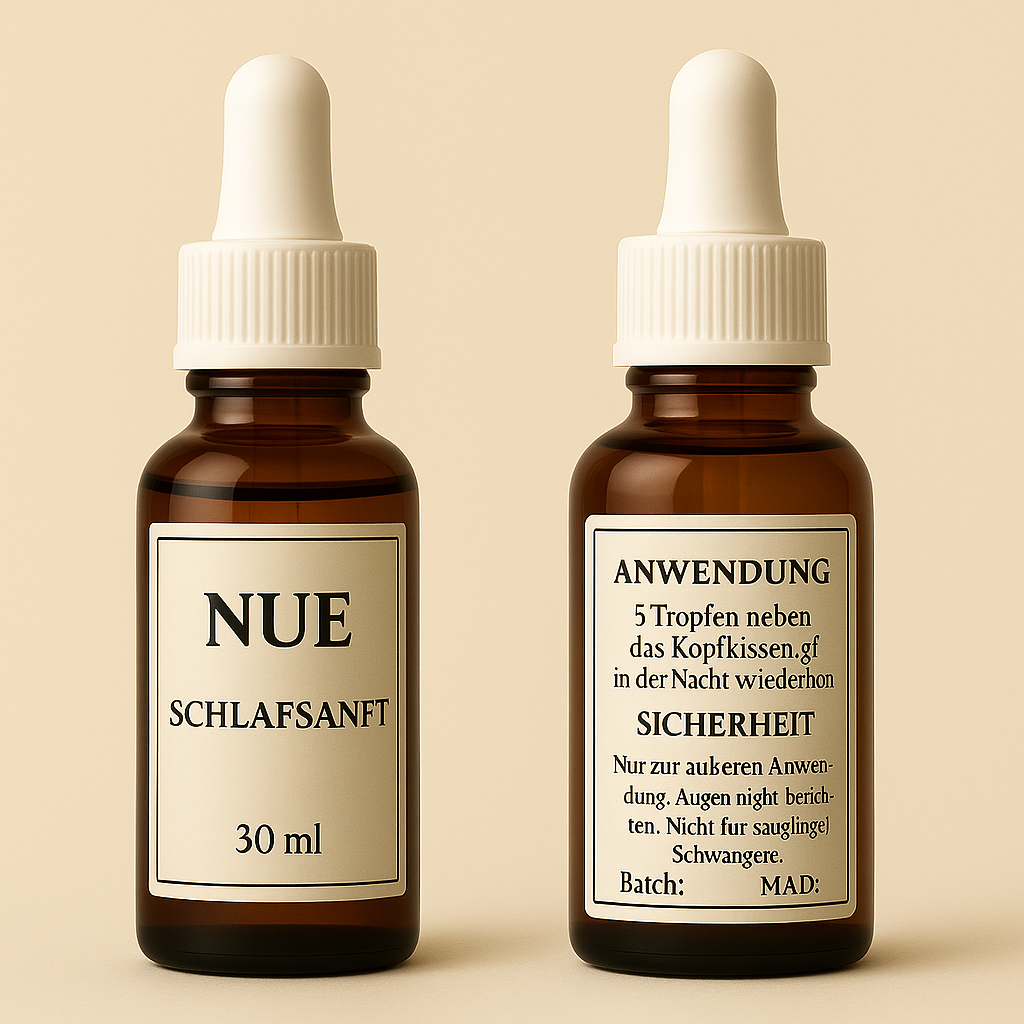 NUE - Schlafsanft Öl (30ml) | Aromamischung für sanftes Einschlafen